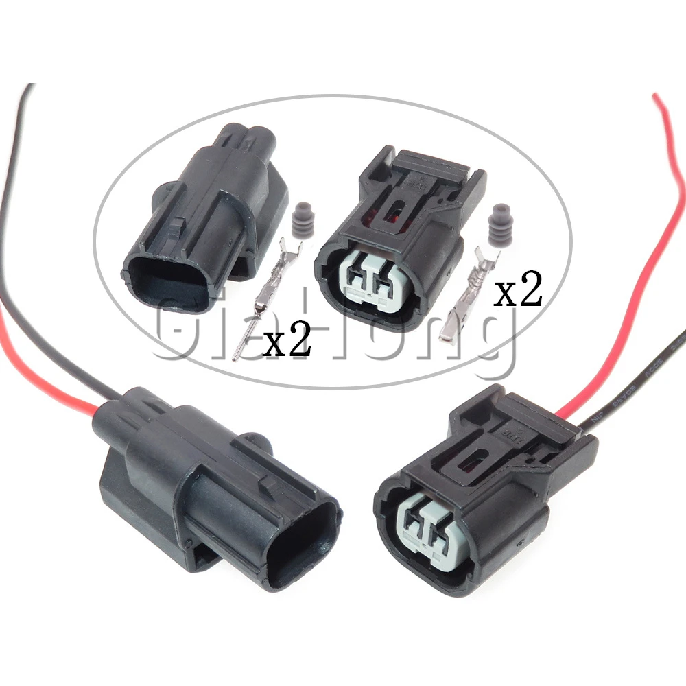 

1 Set 2 Ways Car Starter Turn Signal Headlight Wiring Connector 6188-0589 6189-0890 Auto Pressure Sensor Wire Cable Socket