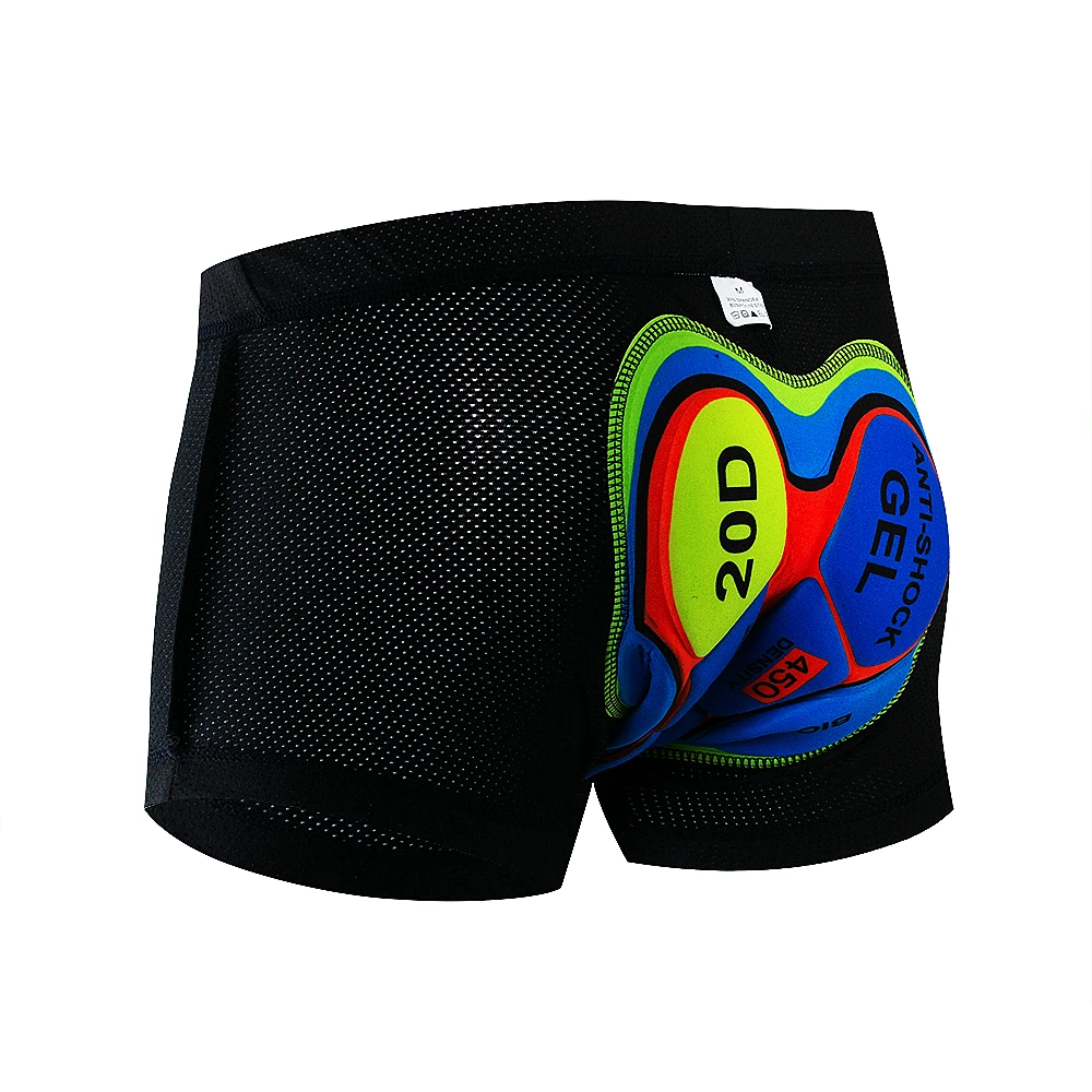 Cycling Shorts Pro Breathable 20D Gel Pad Shockproof Bicycle Underpant MTB Road Bike Man Shorts