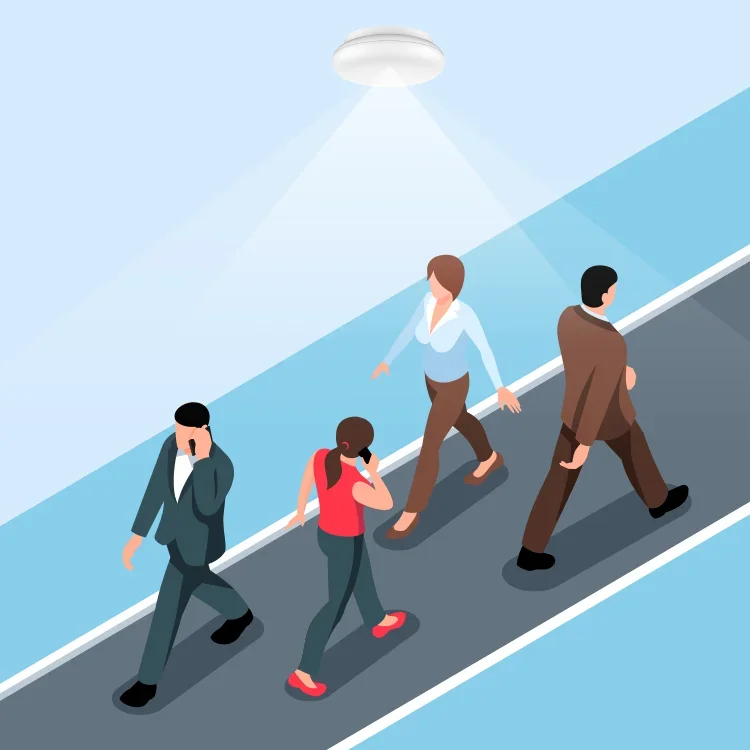 Smart IoT Based People Counting System Sensitive Human Presence Detector Commercial People Counting Tracking Occupancy Sensor
