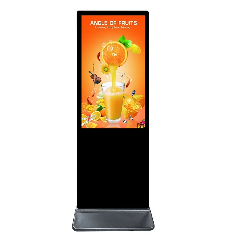 Indoor Floor Standing Digital Signage Advertising Display Kiosk LCD Screen Commercial Android Display Automatic Media Player