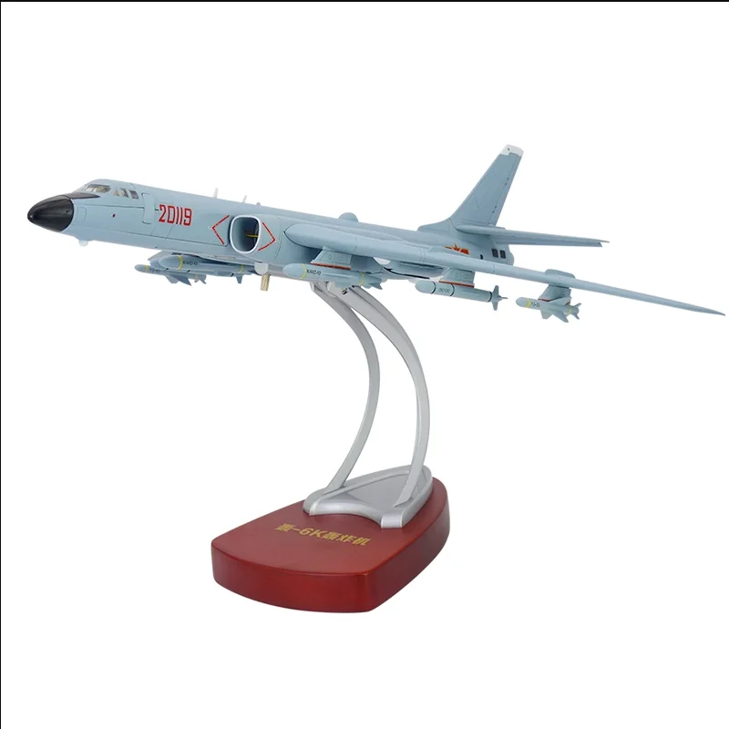 

Diecast Chinese H-6K Militarized Combat Bomber Alloy & Plastic Model 1:72 Scale Toy Gift Collection Simulation Display