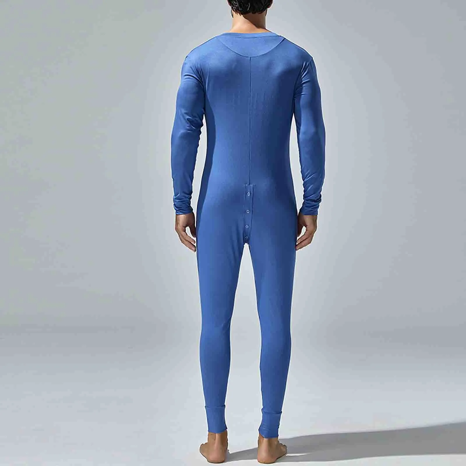 Men Bodysuits Jumpsuits Lingerie Single Breasted Onesie