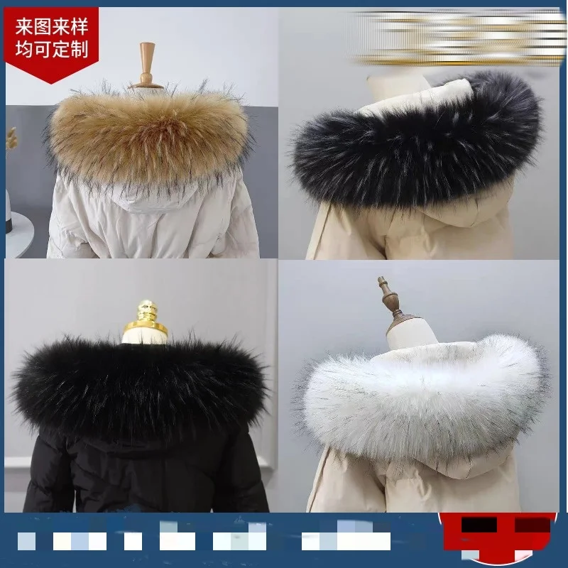 Luxurious Multicolor Faux Fur Scarf & Shawl