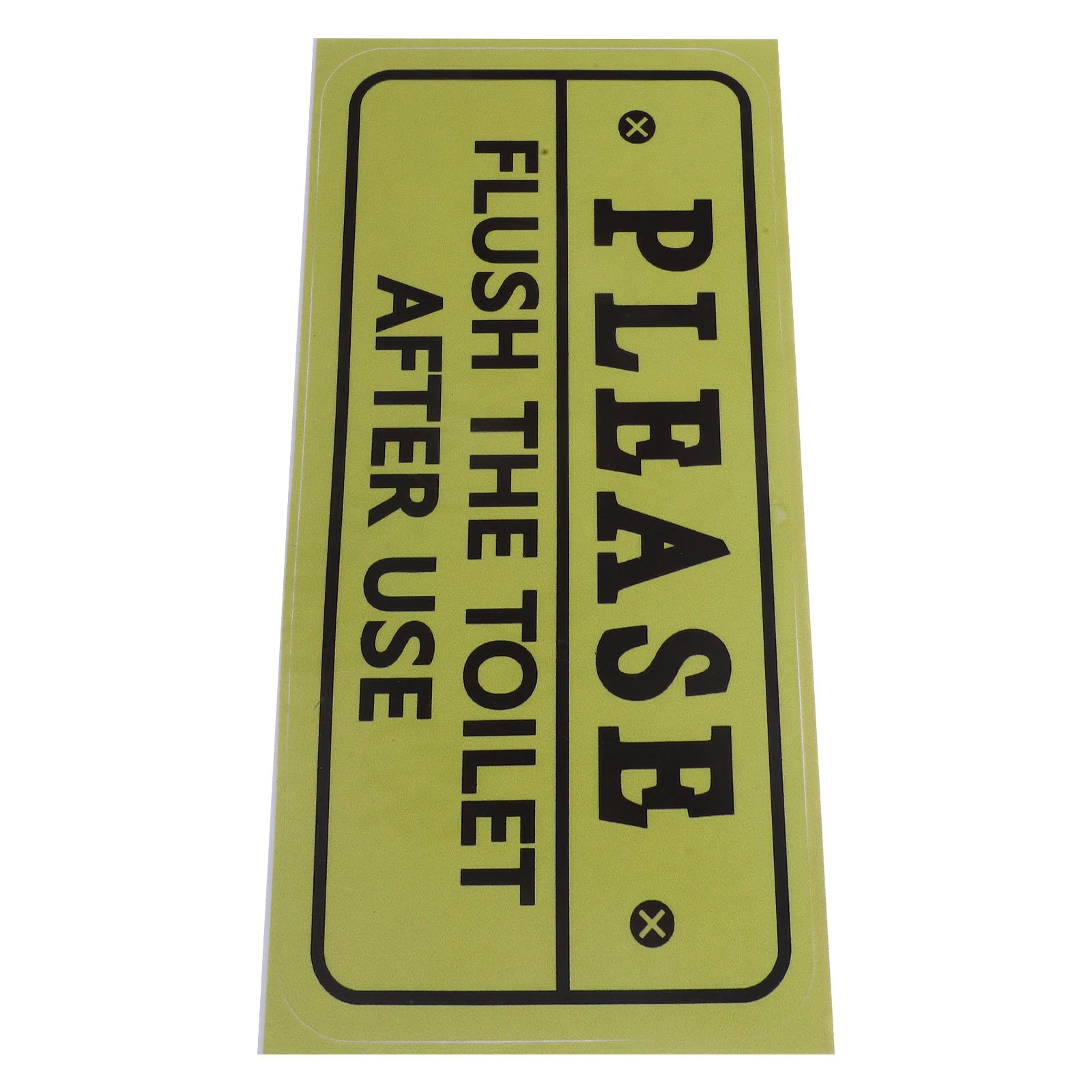 

Logo Stickers Please Flush Toilet Decals Home Bathroom Wall Decorative Adhesive