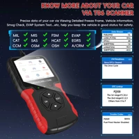 Professional OBD2 Scanner Diagnostic Tool Check Engine Light Vehicle Code Reader Car Fault Code Scanner for All CAN OBDII Cars - Image 3