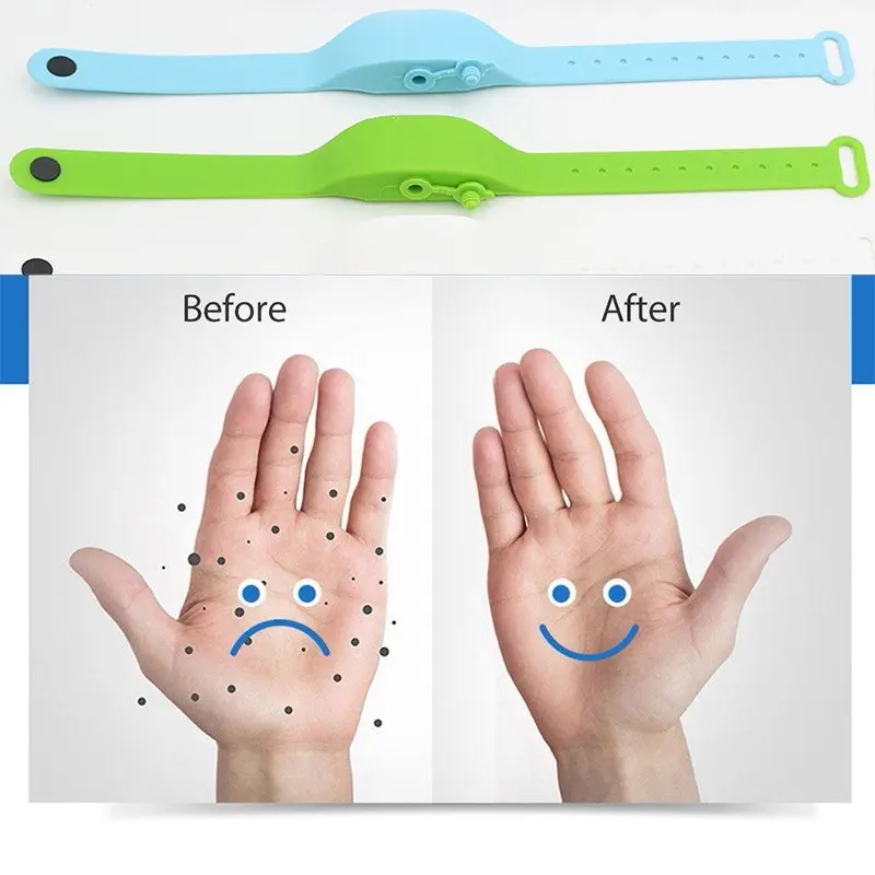 Adult Kids Liquid Wristband Hand Dispenser Handwash Gel Whole Sanitizing Cute Silicone Alcohol Dispensing Bracelet Wrist Strap hand sanitizer dispenser
