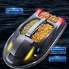Hj817 Rc Remote Control Bait Boat Large 3 Hopper High Speed Rc Fishing Boat 500m 7kg Load Route Correction Voice Broadcast Smart 6