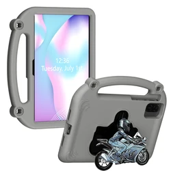 Children's Shockproof EVA Tablet Cover with Handle and Stand, 11.5 - Inch for Honor Pad X8A 11 in (Misty Gray)
