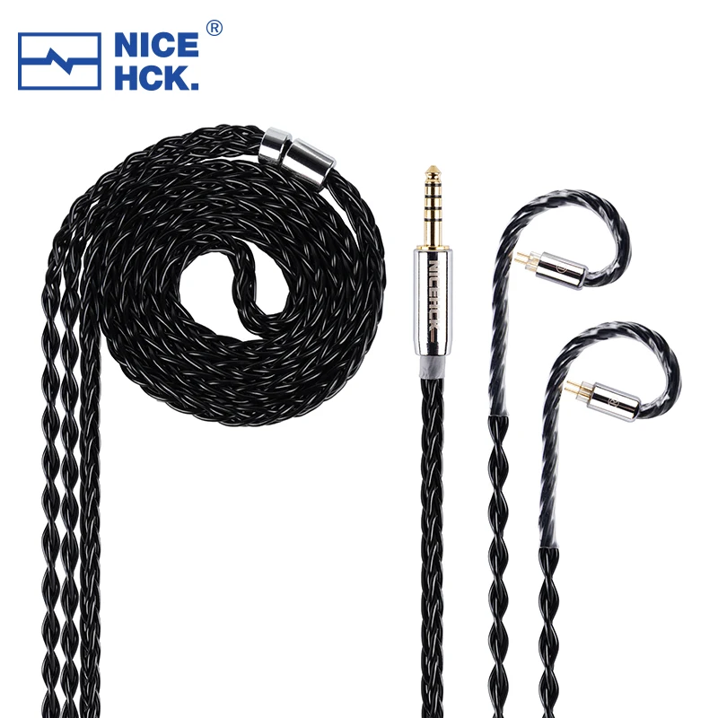 NICEHCK BlackCat Ultra 8 Strands Zinc Copper Alloy Oil Soaked HiFi