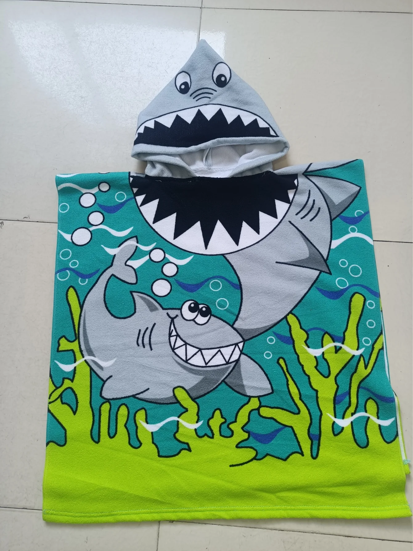 Kids Boys 1-5 Years Old Bathrobe Newborn Towel for Kids Shark Dress Up Kids Poncho Cape Kids Beach Towel Poncho Hooded Baby 3