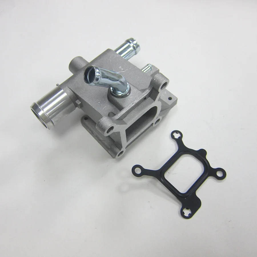 Car Cooling System Aluminium Type Water Outlet for Mazda 3 2.0 2005-2013 Mazda 6 2005-2012 CX7 8 flange engine cooling kit