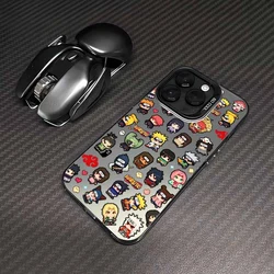 Vibrant Pixel Style Anime Naruto Colorful Soft Phone Case Cover - iPhone 14 Pro (SC01 - CYH)