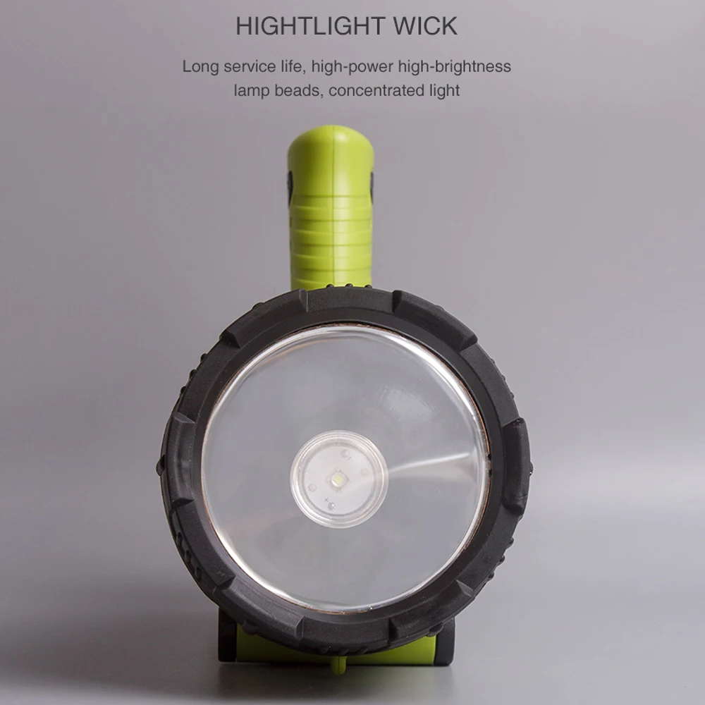 

LED Rechargeable Spotlight Powerful Heavy Duty Flashlight A About Charging