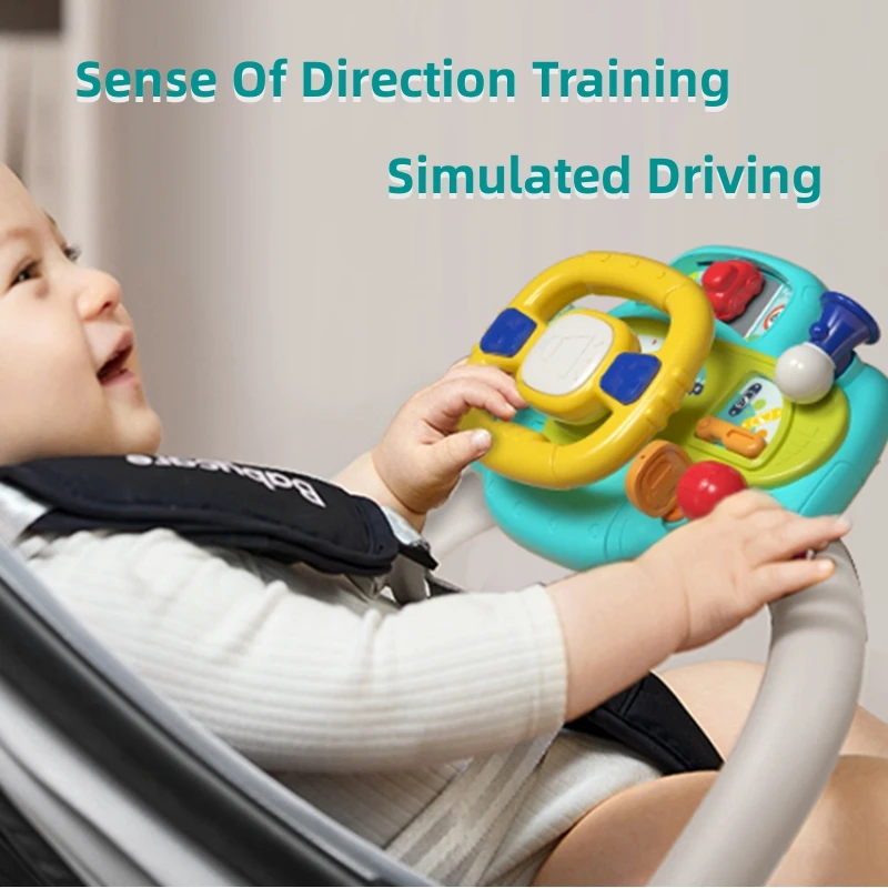 InfantShiningSimulationSteeringWheelToysChildrensToyKidsEarly