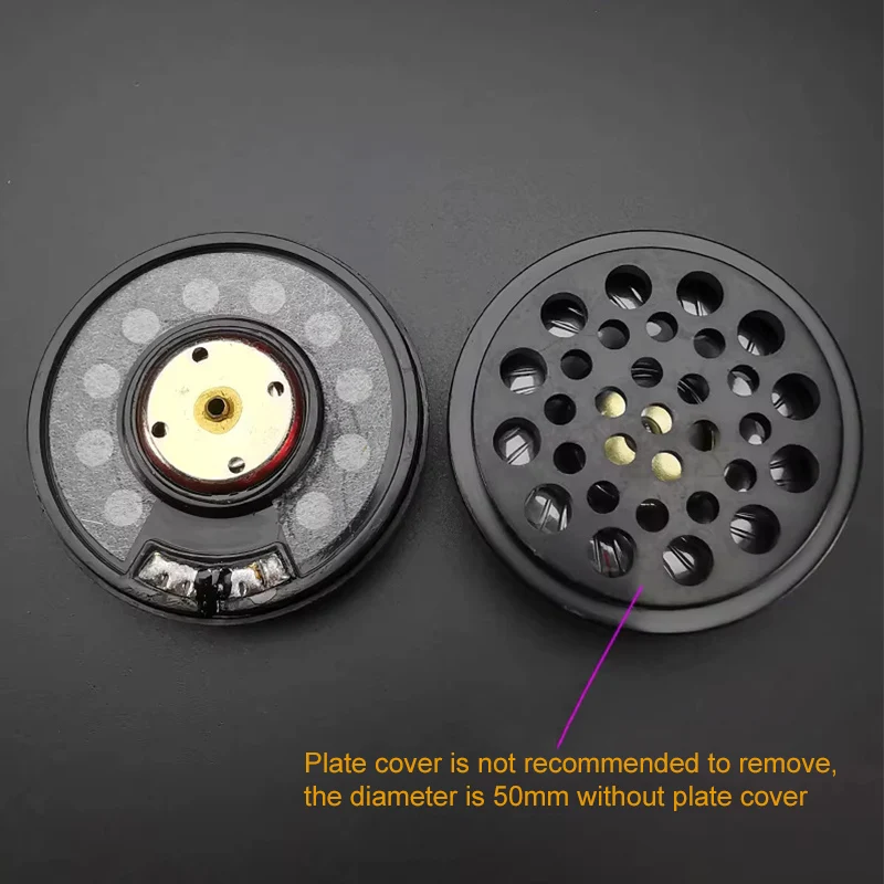 52mm Headphones Speaker Unit DIY Helmet Headphones DIY Warm Vocal 3 Way Balanced Cobalt Magnet Headphones 60 Ohm