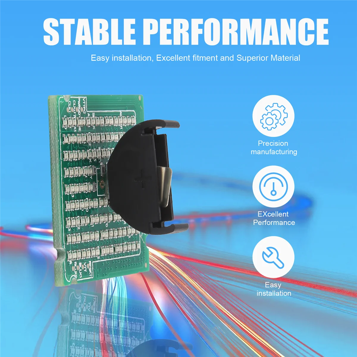 Desktop CPU 775 Socket Tester CPU Socket Analyzer Dummy Load Fake Load LED Light Tester