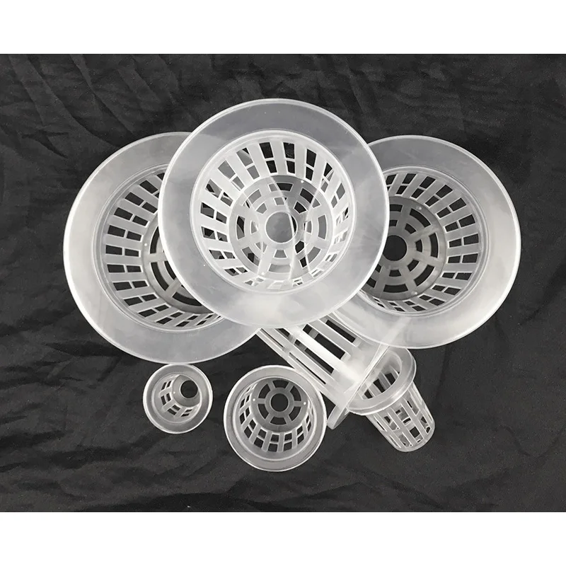 50Pcs Hydroponic Plant Pots Nursery Grow Net Cup Veg Soilless Grow