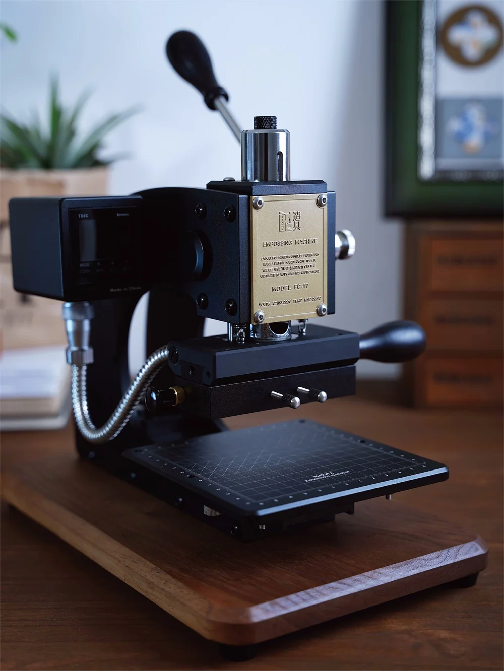 MAXITAEC17MINIRCIDOSHandStampingMachineEC17leatherBronzing