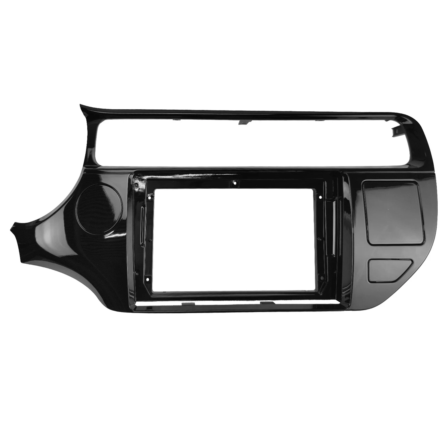 

2 Din Автомобильная радиоустановка Fascia ДЛЯ Kia Rio 2015-2017 LHD DVD стерео рамка пластина адаптер монтаж приборной панели