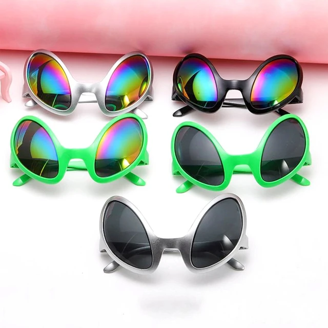 Gafas de sol creativas de Alien, accesorios divertidos para fiesta, baile,  vacaciones, tendencia de personalidad exagerada - AliExpress