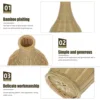 Flower Basket Bamboo Vase Woven Baskets Arrangement Bottle Container Pots for Plants 2