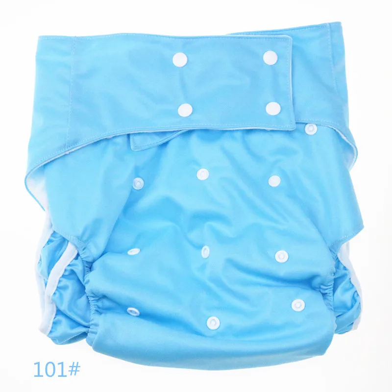 Waterproof Cloth Diapers for Adult Washable Reusable Adjustable Size Urine Diapers for Old People Patients Postpartum