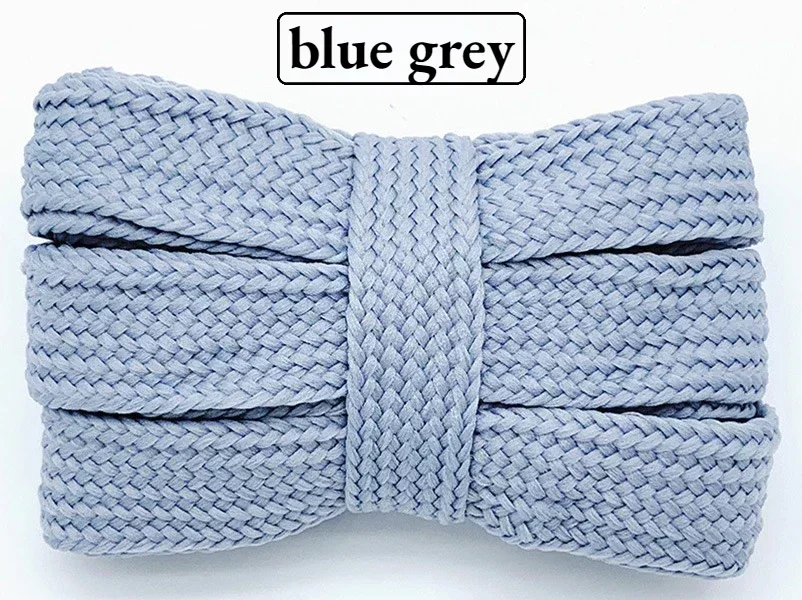 Premium Quality Colored Flat Soft Laces for Sneakers - 2cm Wide, Thickened Design