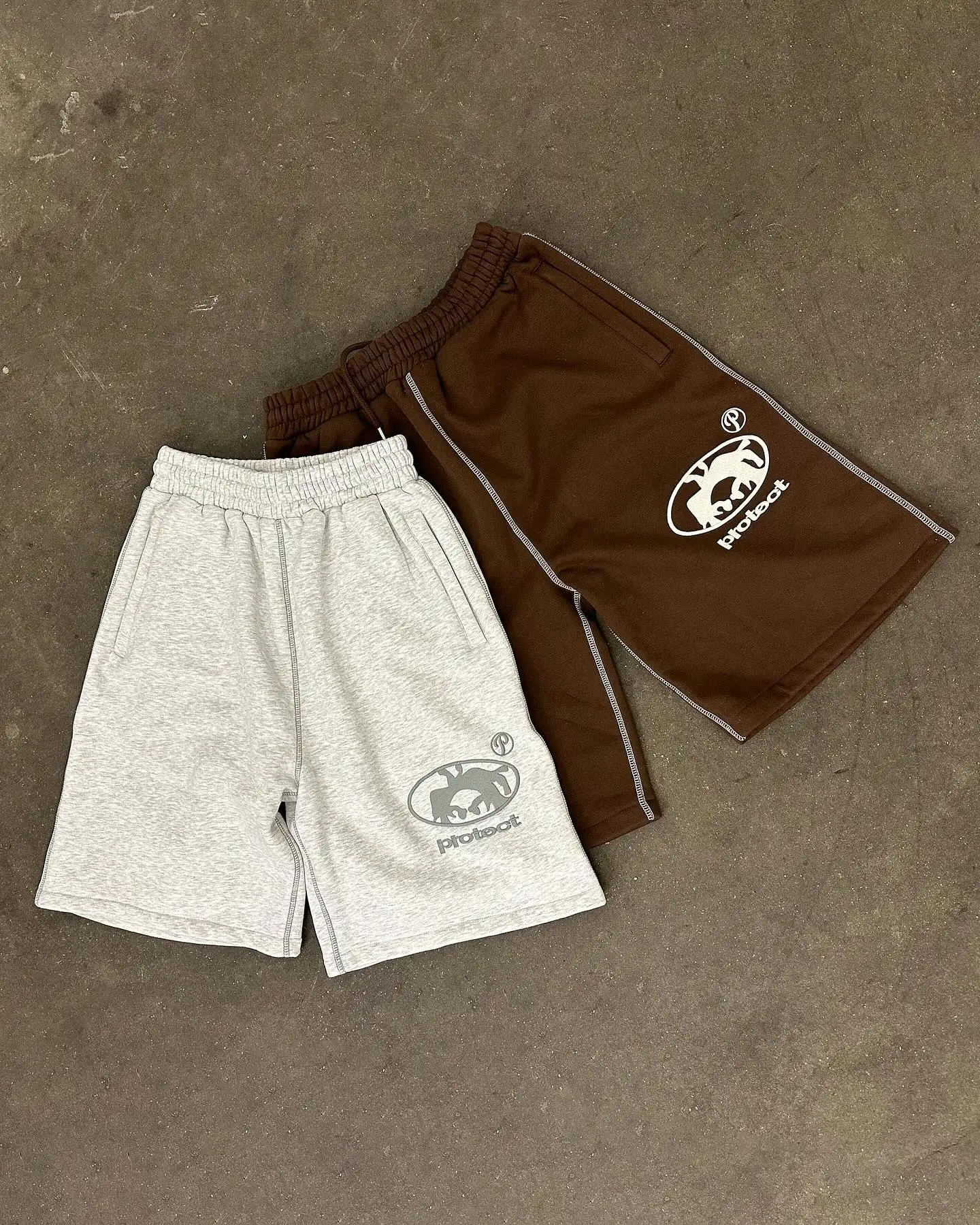 

Шорты мужские спортивные с вышивкой, защитные повседневные хлопковые спортивные короткие штаны для бега и баскетбола, в стиле Харадзюку, Y2k, на лето