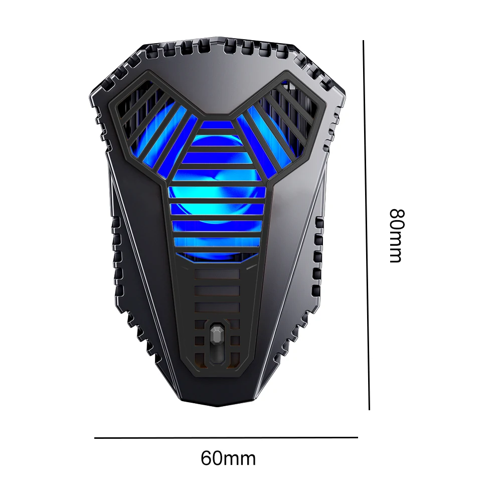 게임 쿨러 게임 라이브 방송용 휴대폰 냉각 케이스 (블랙)