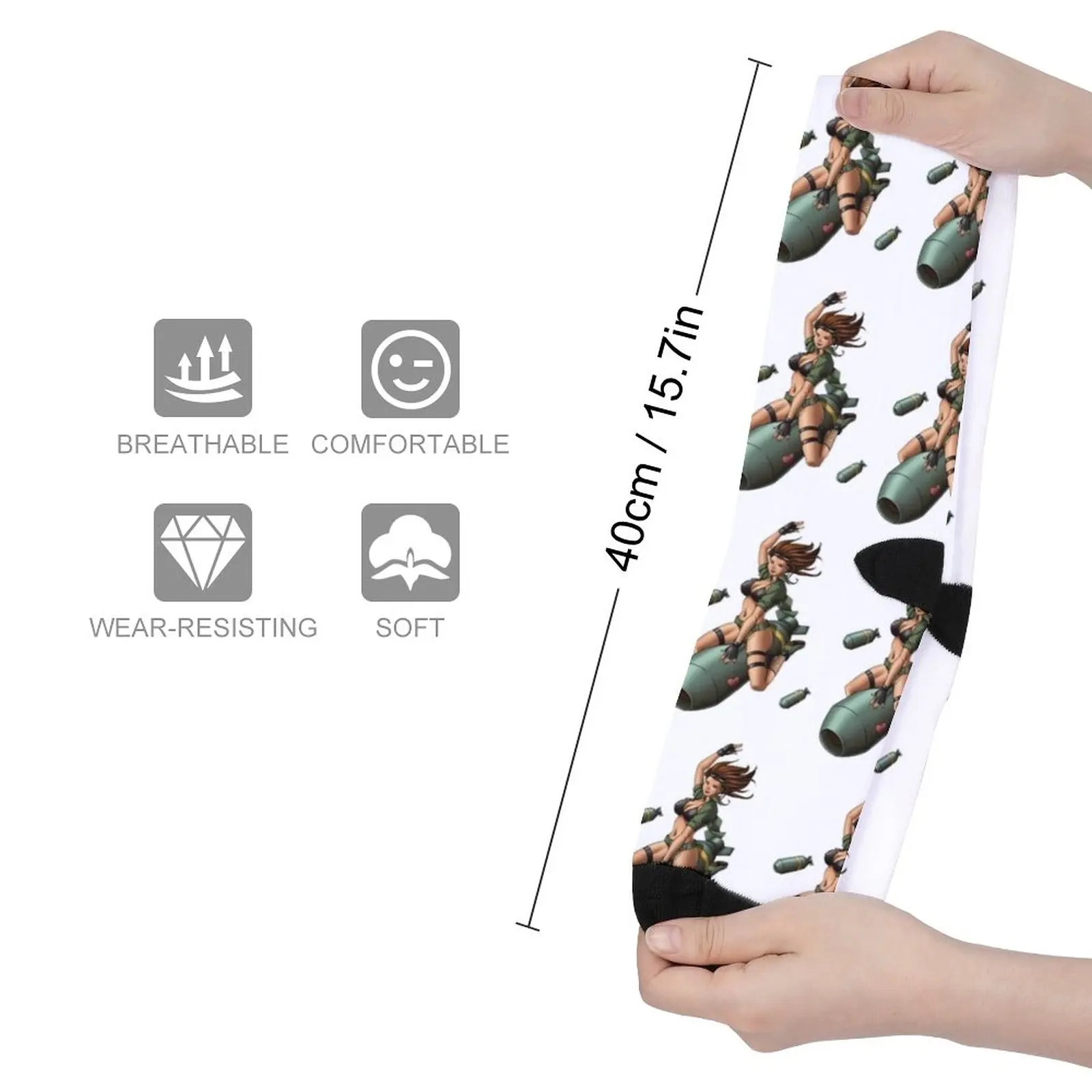 Pin up bomber Socks men gifts socks ladies Stockings