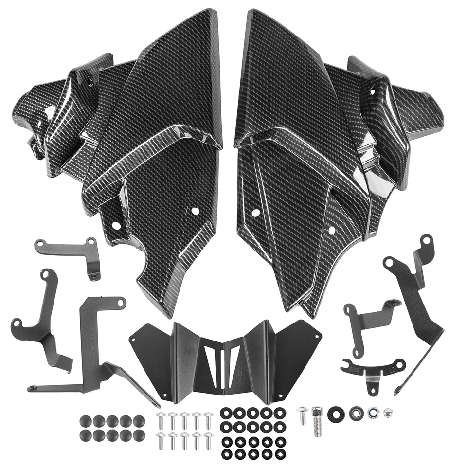 TAZGANTAX Motorcycle Bellypan Lower Engine Fairing Cover Engine Spoiler Body Frame Kit Compatible With Ya-maha MT-09 MT09 MT 09 SP 2021 2022 2023 Belly Pan Under Cover (Matte Black), Fairing Kits - Canada - View #8