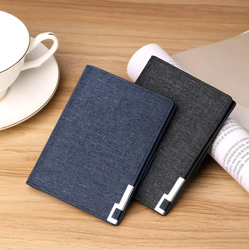 WILLIAMPOLO New Men Wallets Small Money Purses Wallets New Design Dollar Price Top Men Thin Wallet With Coin Bag Zipper Wallet 3