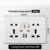 Dual USB-White