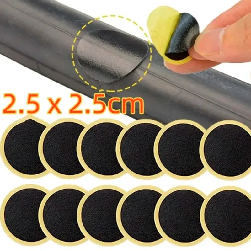 30PCS Bike Tire Repair Patches Kit, Glueless Self-Adhesive Instant Puncture Repair Patch, Quick Drying Tyre Protection for  Bike