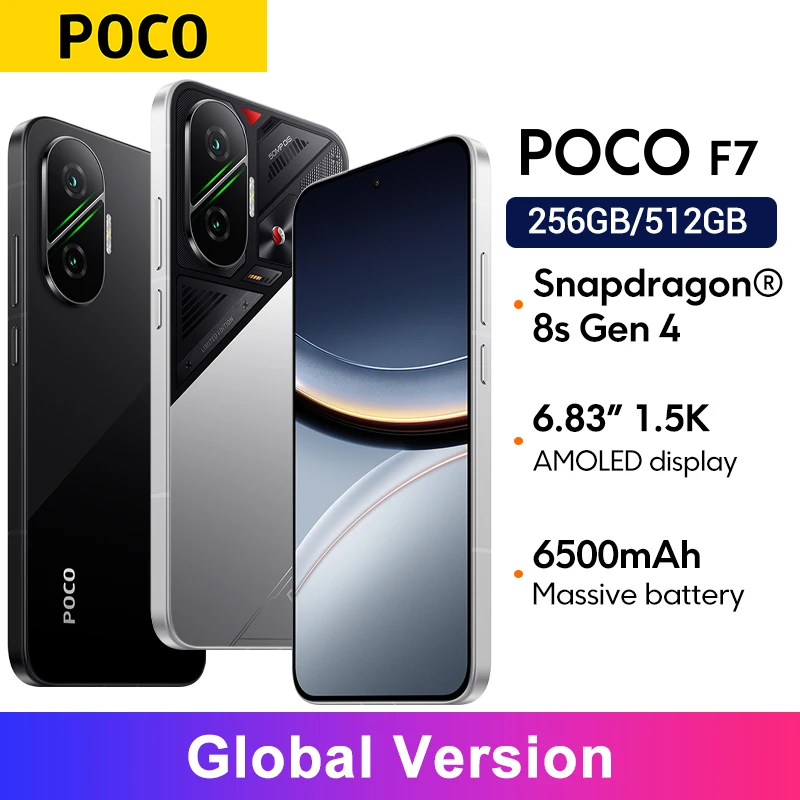 グローバル版 POCO F7 5G 6.83インチ 1.5K AMOLED NFC 6500mAh