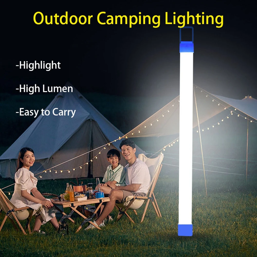 20w/40w/60w Portable Usb Rechargeable Emergency Light Outdoor Lighting Camping Lamp Multi-function LED Night Light 17cm-52cm led flashlight camping lamp led work light camping lights work light