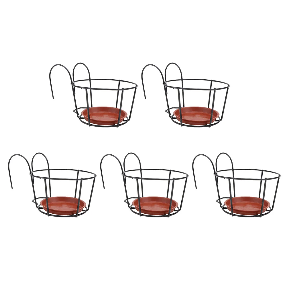 

Flower Stand Vase Storage Rack Iron Hanging Plant Flowerpot Holder Outdoor Wall Planters