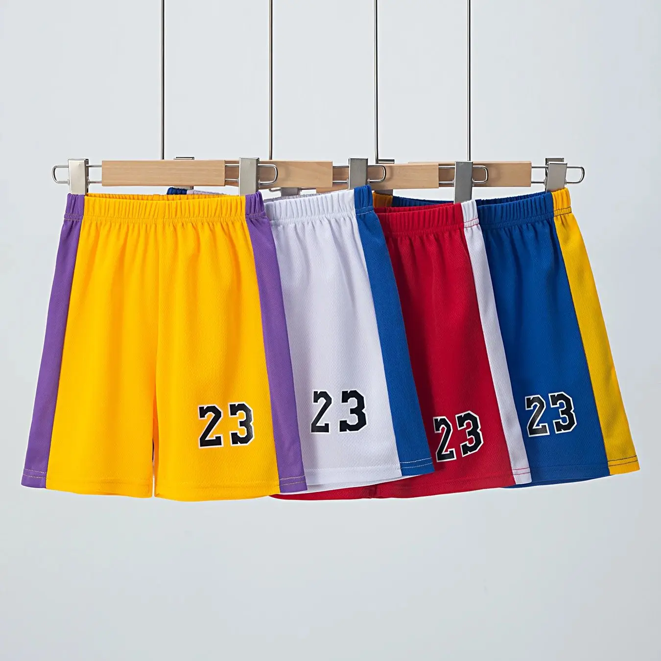 6/2 Pcs Children's Summer Quick-drying Exercise 23 Suit Boys Basketball Football Running Vest Joker Comfortable Shorts Students children clothing