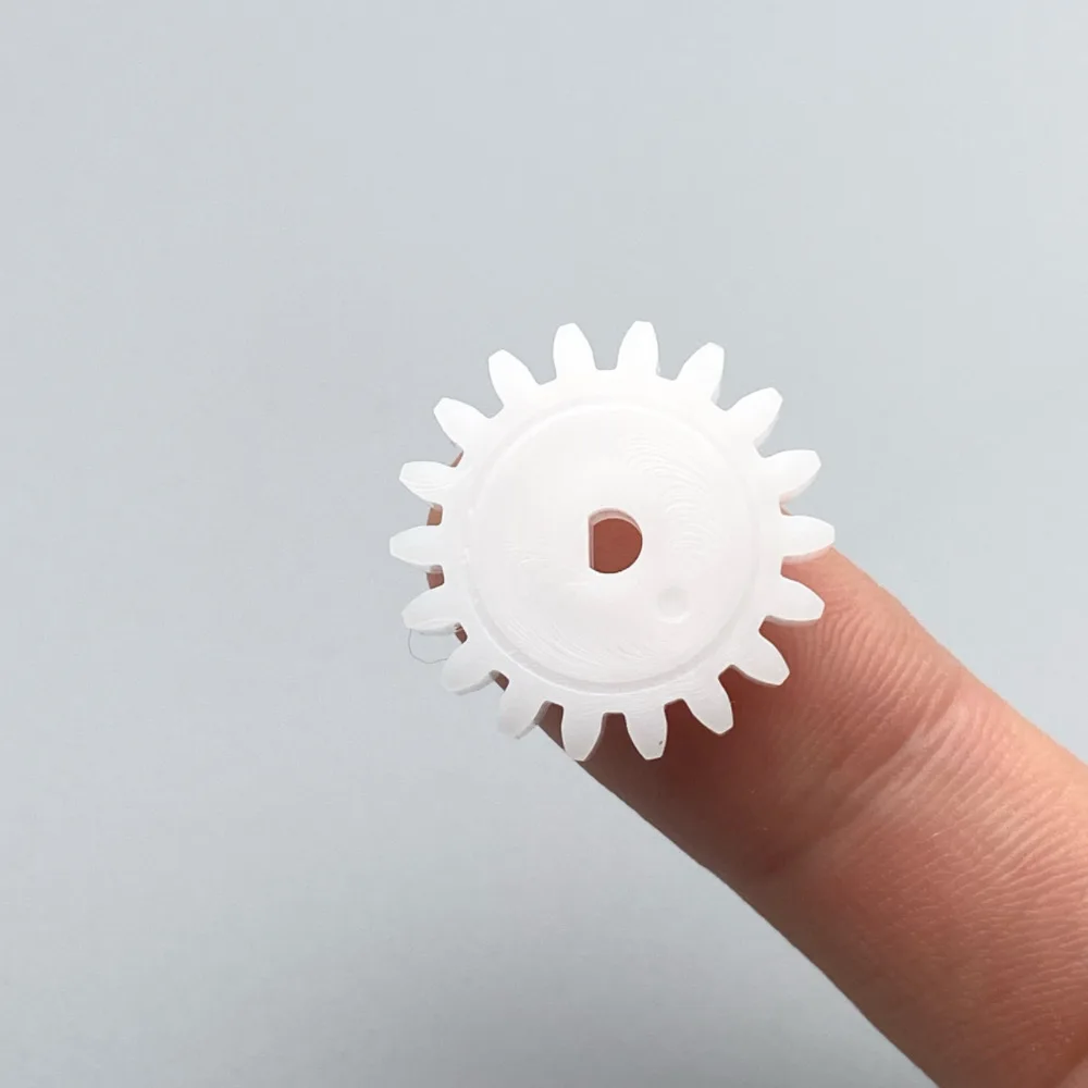 1M 18T POM Gear 2/3mm D Hole Plastic Nylon Small Motor Parts