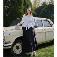 T-shirt enveloppant pour femme AP SS26, vêtements décontractés pour femme, 2 couleurs disponibles, style ample 1
