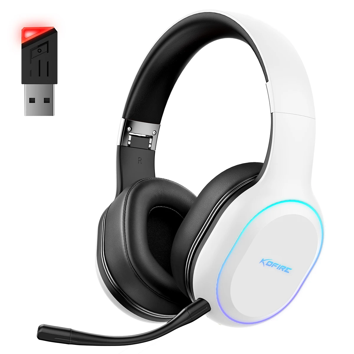 KOFIRE UG-05 Wireless Gaming Headset Blanc 7