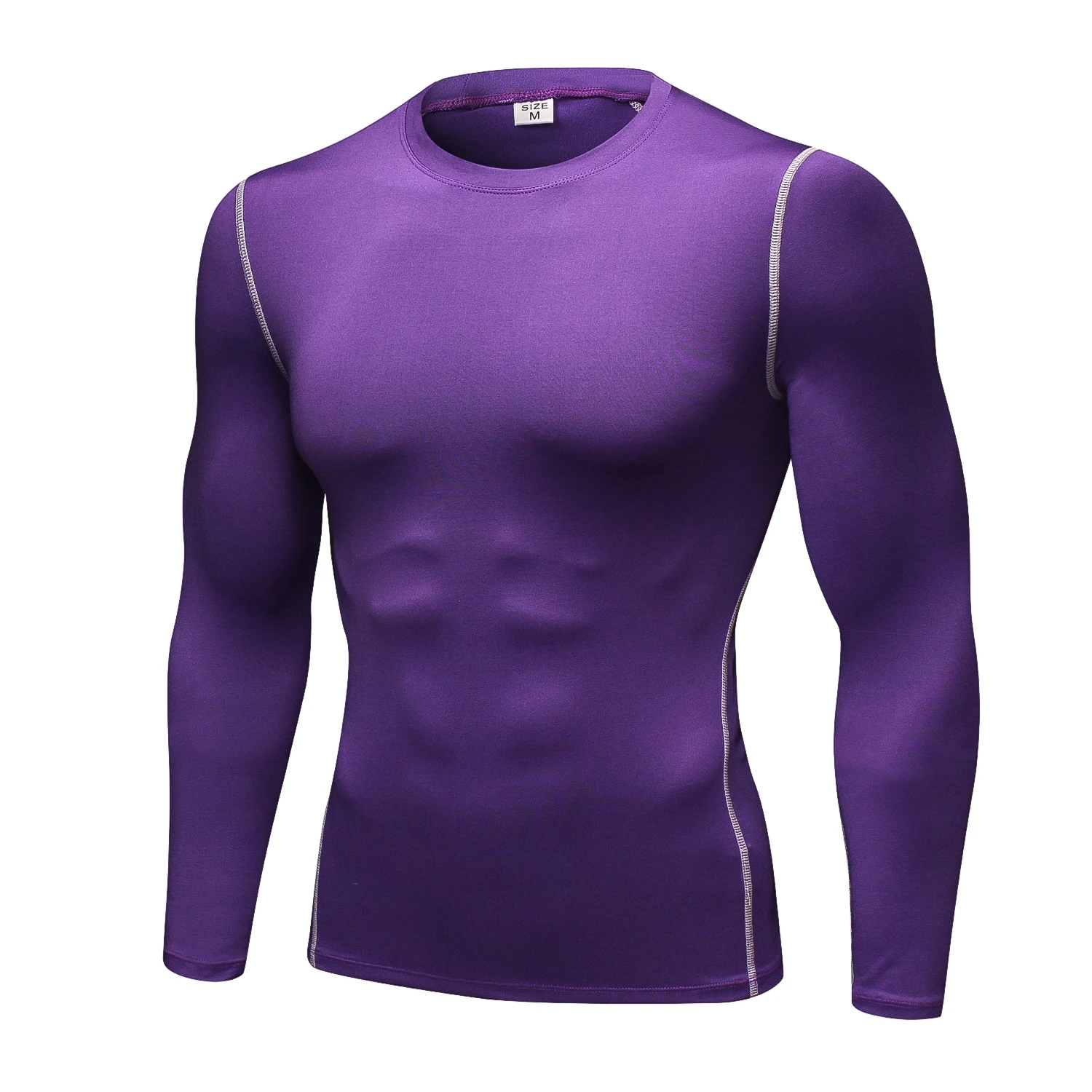 Men's Compression Long Sleeve Top in Action