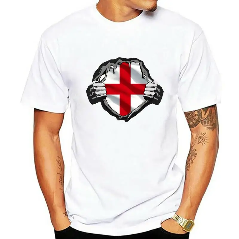 Inghilterra T-Shirt Flag Football Rugby St George Day English Cricket Kit Gym Top