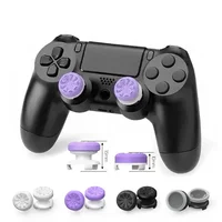 2Pcs Hand Grip Extenders Caps for PS4 Game Controller Gamepad Thumb Stick Grips High/Low Rise Covers For PS4 5,Xbox