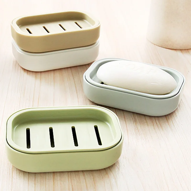 

Bathroom Dish Plate Case Home Shower Travel Hiking Holder Container Soap Box Plastic Soap Box Dispenser Soap Rack