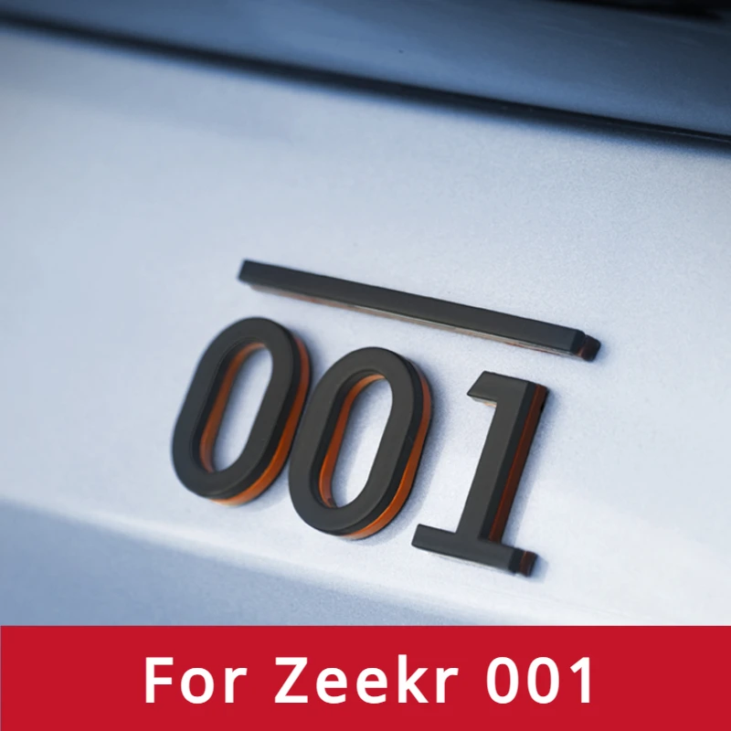 

Наклейка для модификации автомобиля Zeekr 001 2021-2024, модификация декоративных изделий, наклейка на переднюю этикетку капота, заднюю багажник