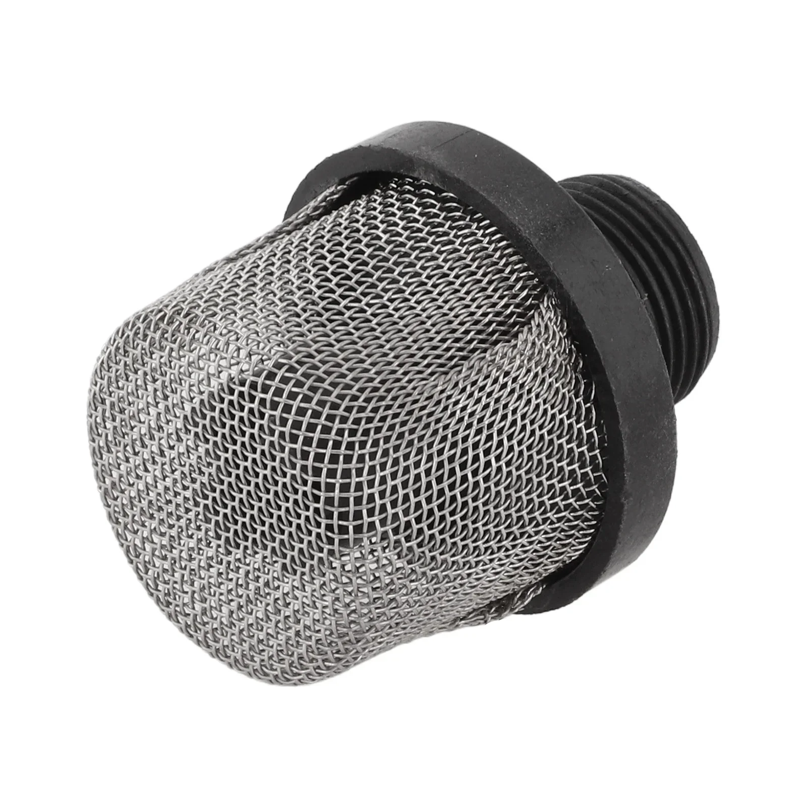 288716 Inlet Strainer Airless Paint Sprayer Strainer Reduces Clogging Removes Debris 3/4 Inch Inlet Screen Black And Silver