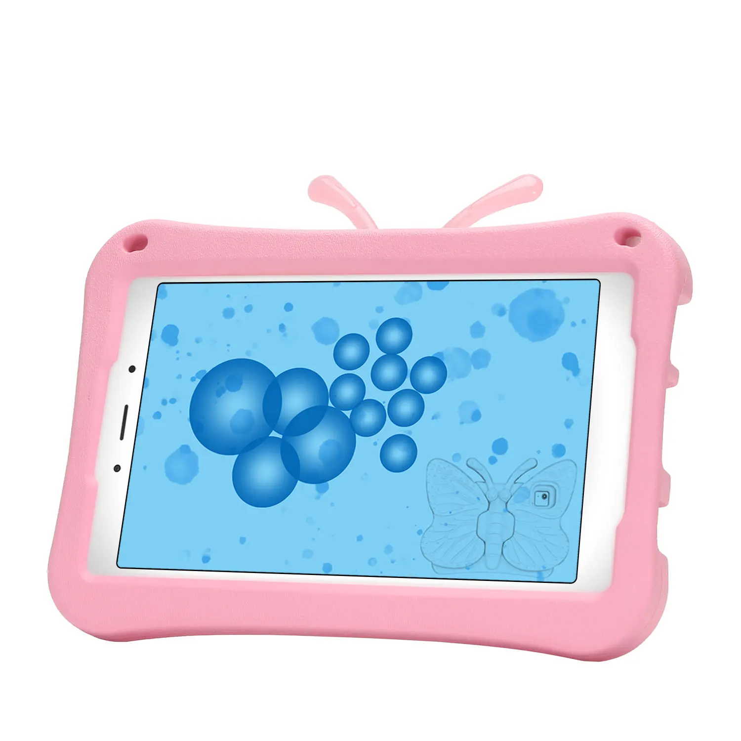 Colorful Butterfly Stand Shockproof Kids Tablet Case