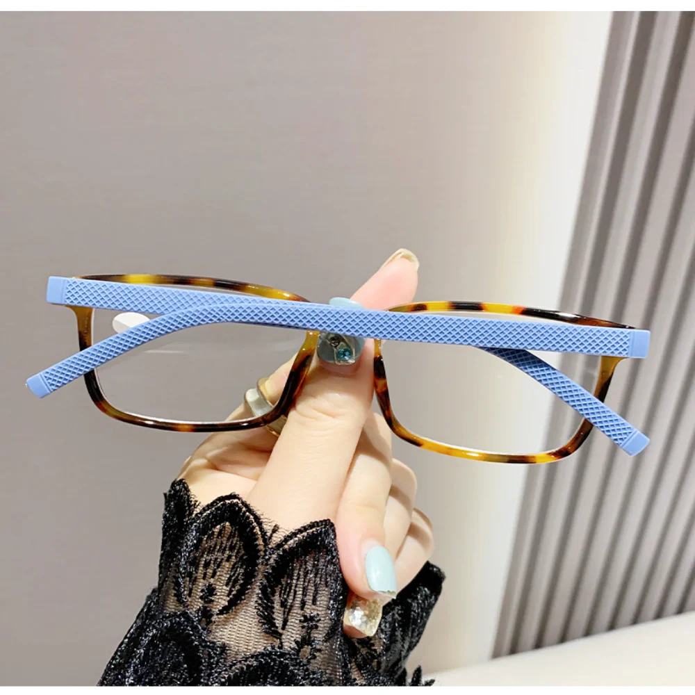 2025 Anti-Blaulicht-bunte Presbyopie-Brille, trendige Damen-Presbyopie-Brille für ältere Menschen, Persönlichkeit, Frühlingsbeinrahmen, Brille – Detail 10