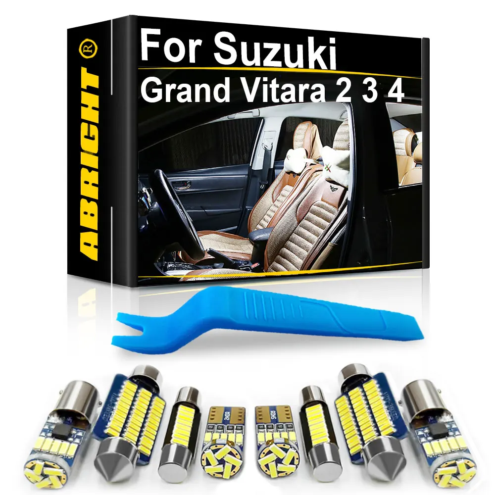 

Car LED Interior Light Canbus For Suzuki Vitara Grand Vitara MK 2 3 4 1999 2015 2016 2017 2018 2019 2020 Accessories Indoor Lamp
